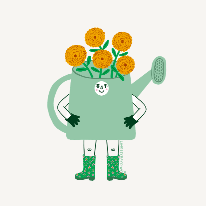 Gardening Friend Sticker