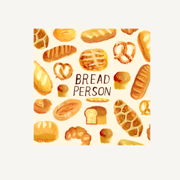 Bread Person Sticker
