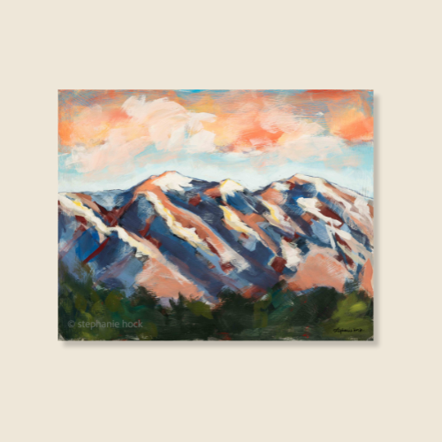 "Majestic Mountains II" - Original Painting - Winter Solstice Art Show