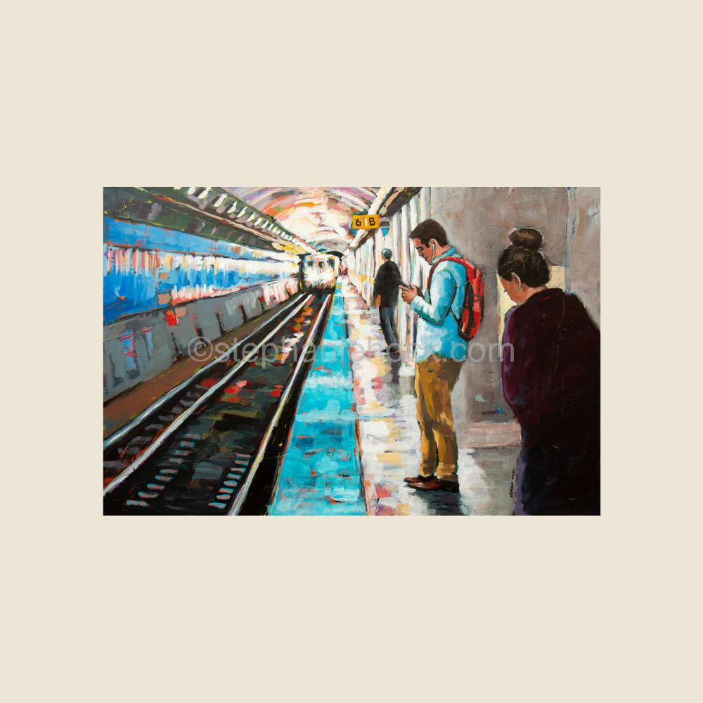 "The Light is Coming" - Original Painting - New Beginnings Art Show