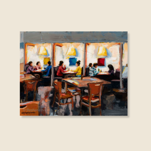 "Trio" - Original Painting - Winter Solstice Art Show