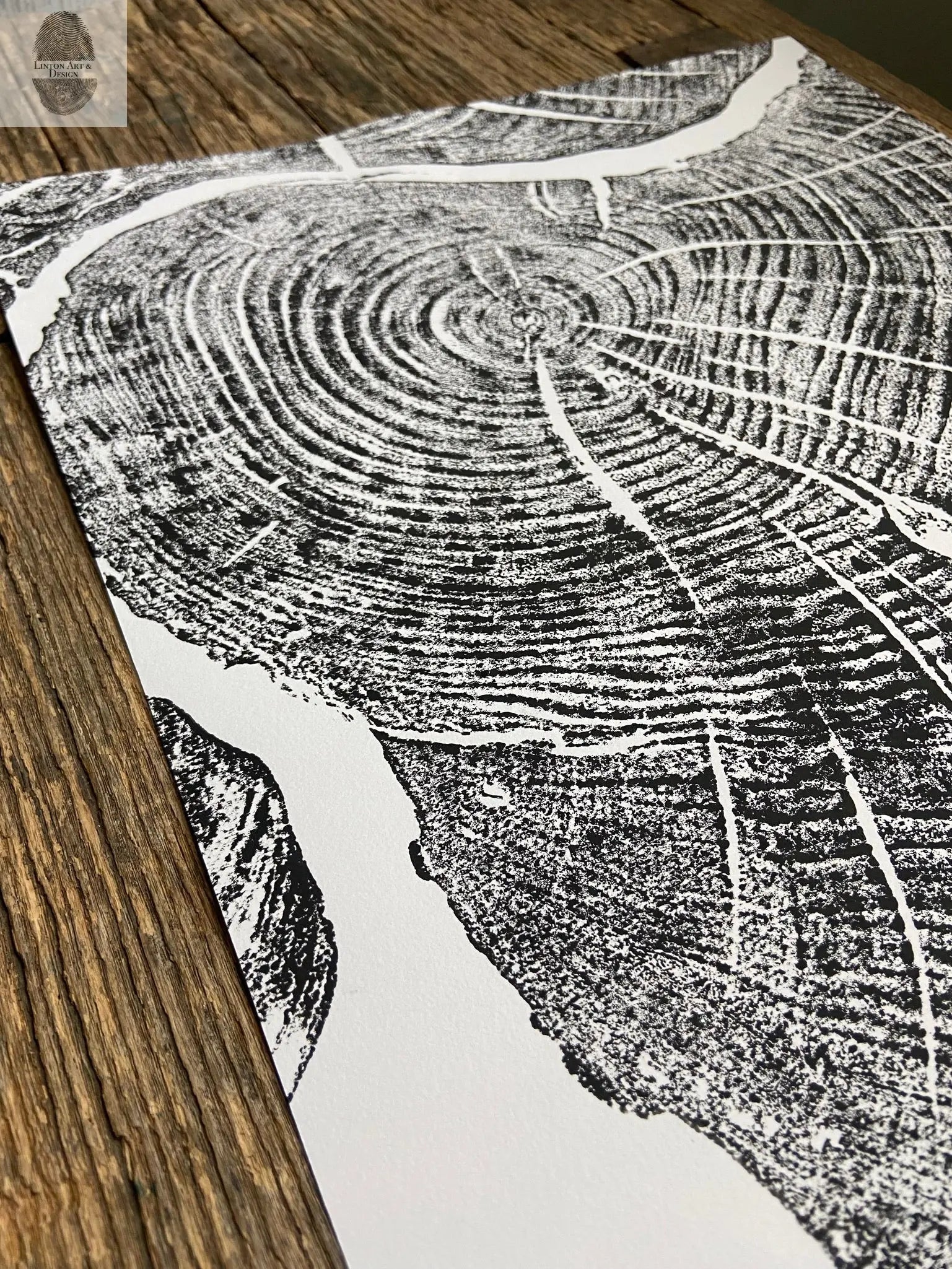 Sugar Maple, Cropped, Limited Edition 12x16 inches. Hand pressed and signed.