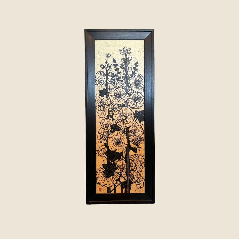 Hollyhocks - Original Art - Flourish Art Show