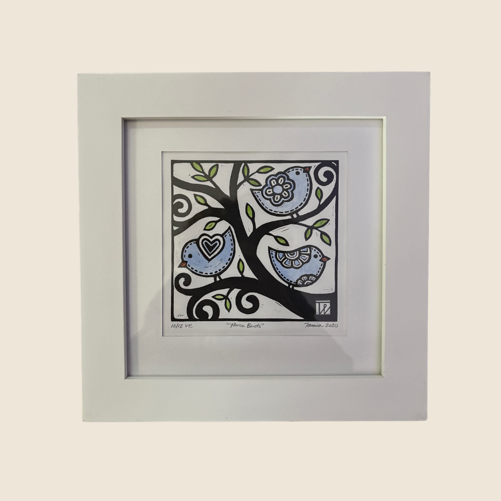 Three Birds - Original Art - Flourish Art Show