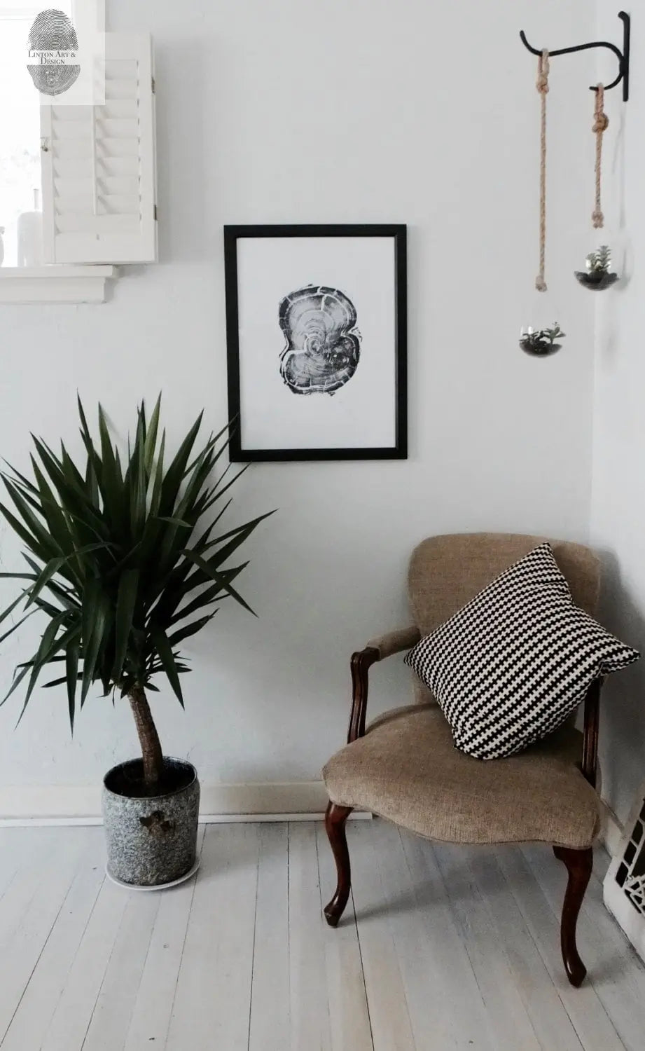 Tree stump art print, Albion Basin UT, Christmas art gift, Thanksgiving wall art, tree slice art, holiday wall decor, tree art gift, woodcut - 18x24 print