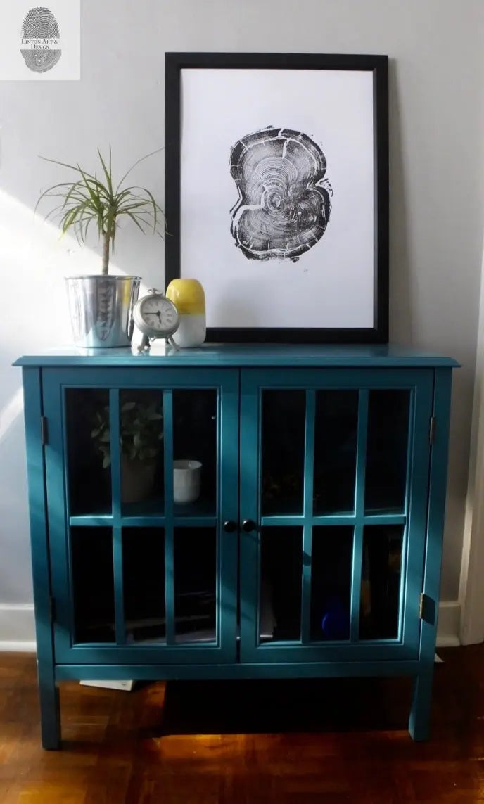 Tree stump art print, Albion Basin UT, Christmas art gift, Thanksgiving wall art, tree slice art, holiday wall decor, tree art gift, woodcut - 18x24 print