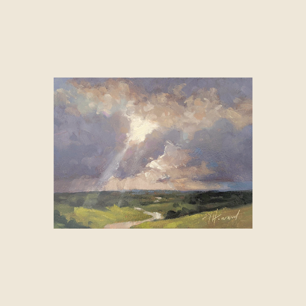 "Crepuscular Rays" - Original Painting - New Beginnings Art Show