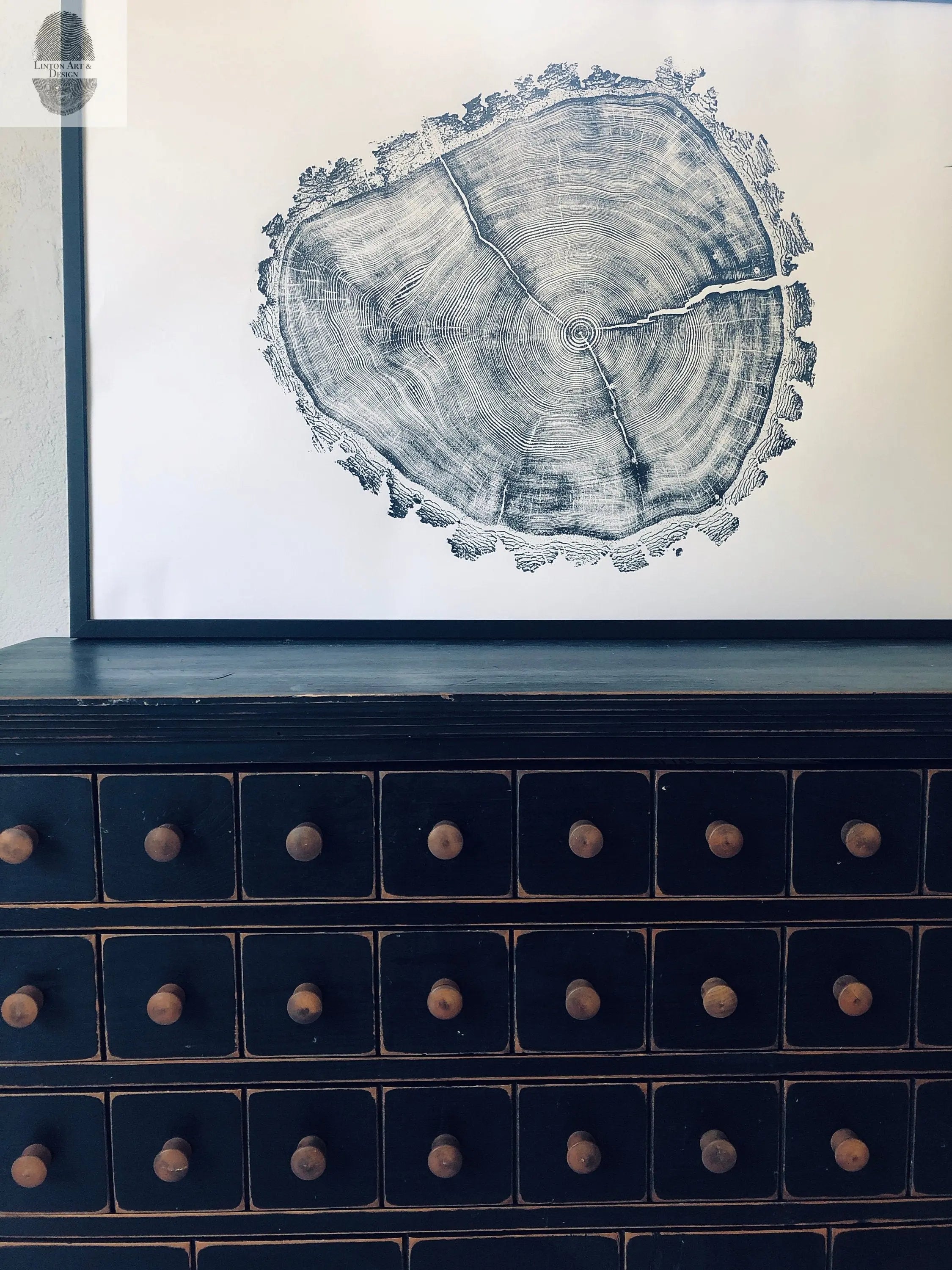 Utah Art, Tree Ring Print, Ski Art, Lumber, Shabby Tree, Wood Slice Wall Art, Natural Wood Slices