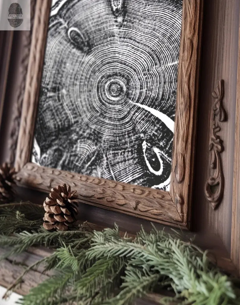 Utah Knotted Pine, Cropped, Limited Edition 11x14 inches. Hand pressed and signed.