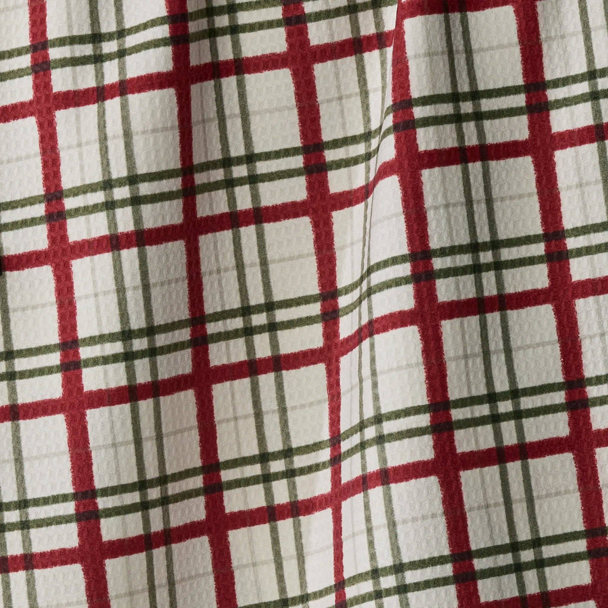 Ribbon Pines Luxe Kitchen Towel- plaid side