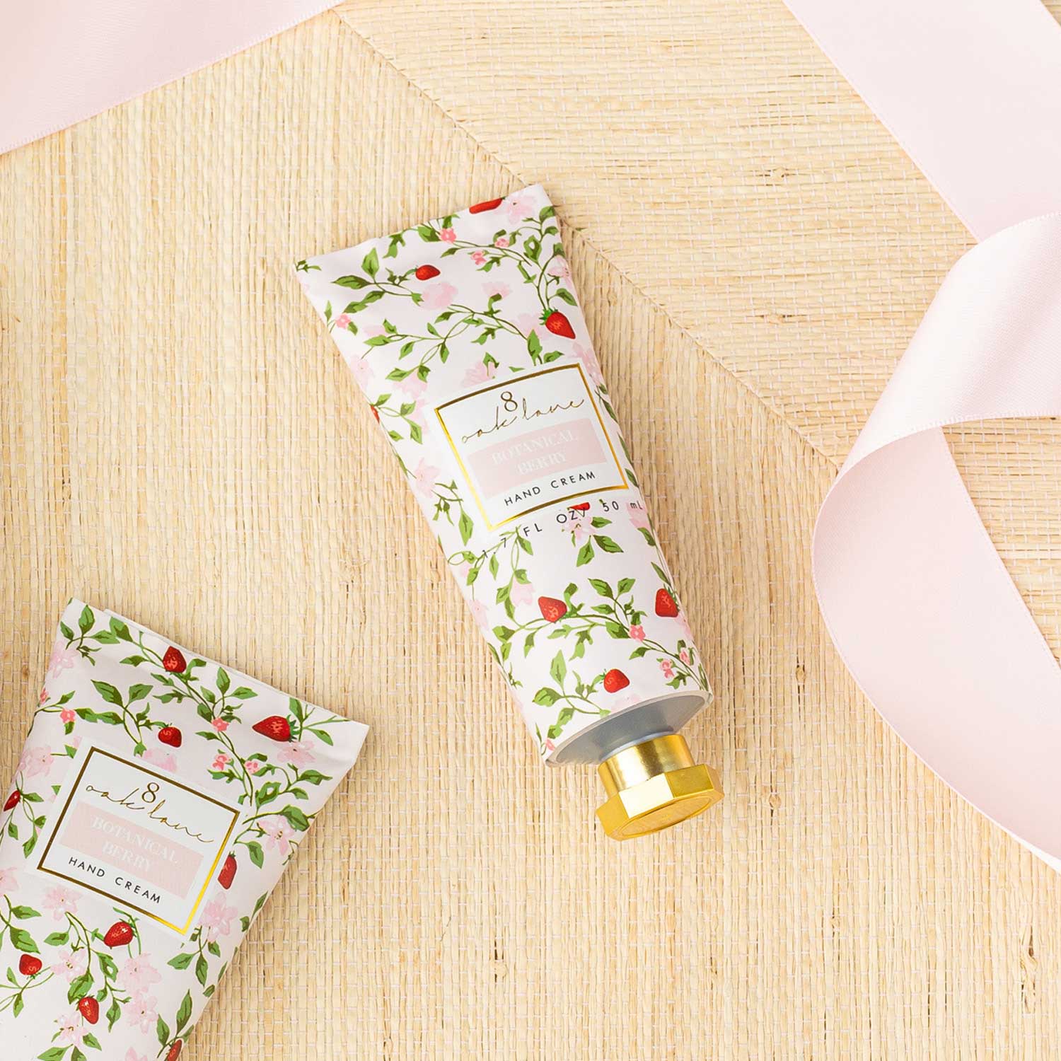 Nourishing, Scented, & Gift-Ready! Indulge your hands with our luxurious 50ml hand cream, thoughtfully crafted to provide deep hydration and lasting softness.
Featuring a delicate vine print adorned with strawberries and budding blooms, this charming design perfectly complements the sweet and uplifting fragrance, which blends vine-ripe berries, zesty lemon, and creamy sweetness.