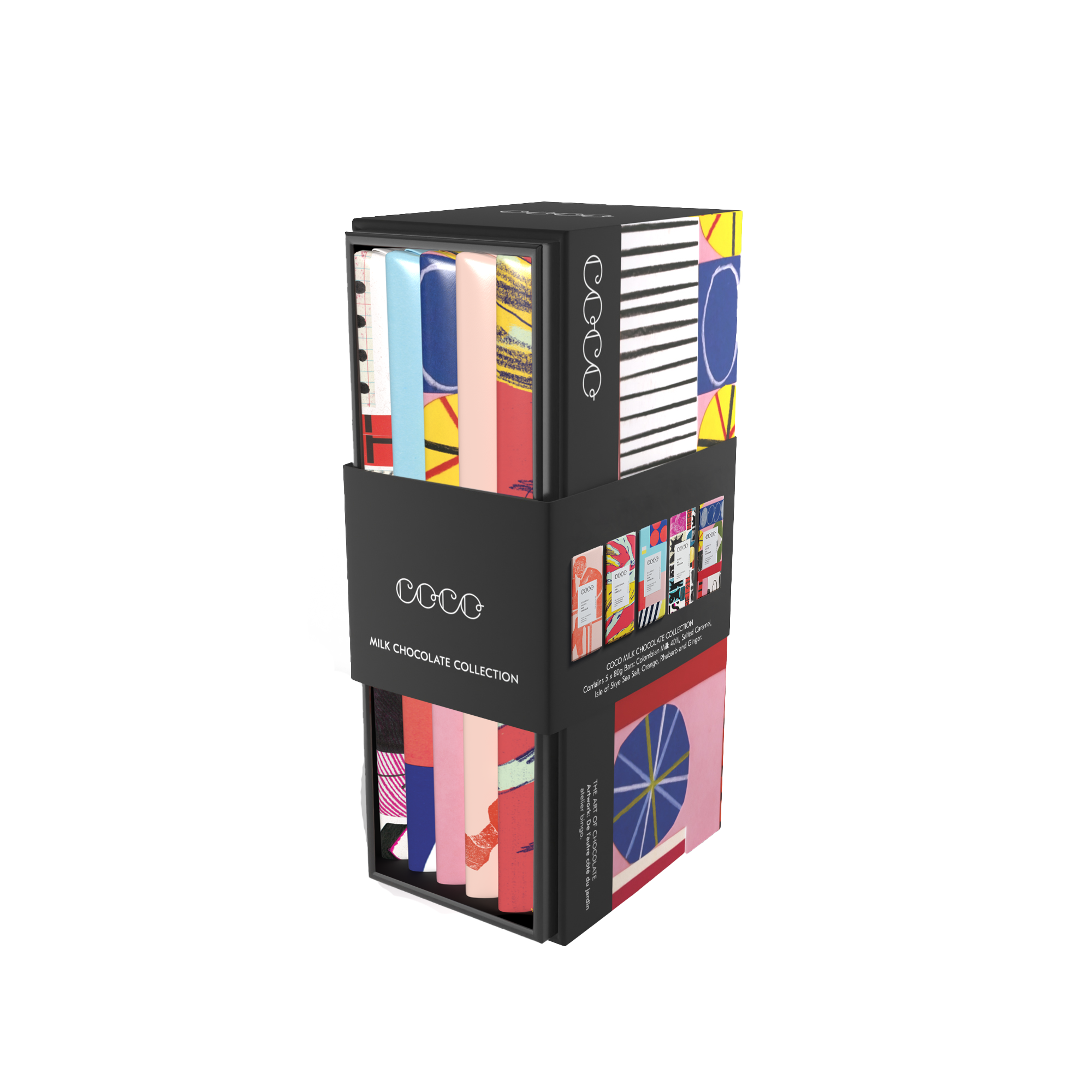 5 Bar Milk Chocolate Bar Library Collection - Pack of 6