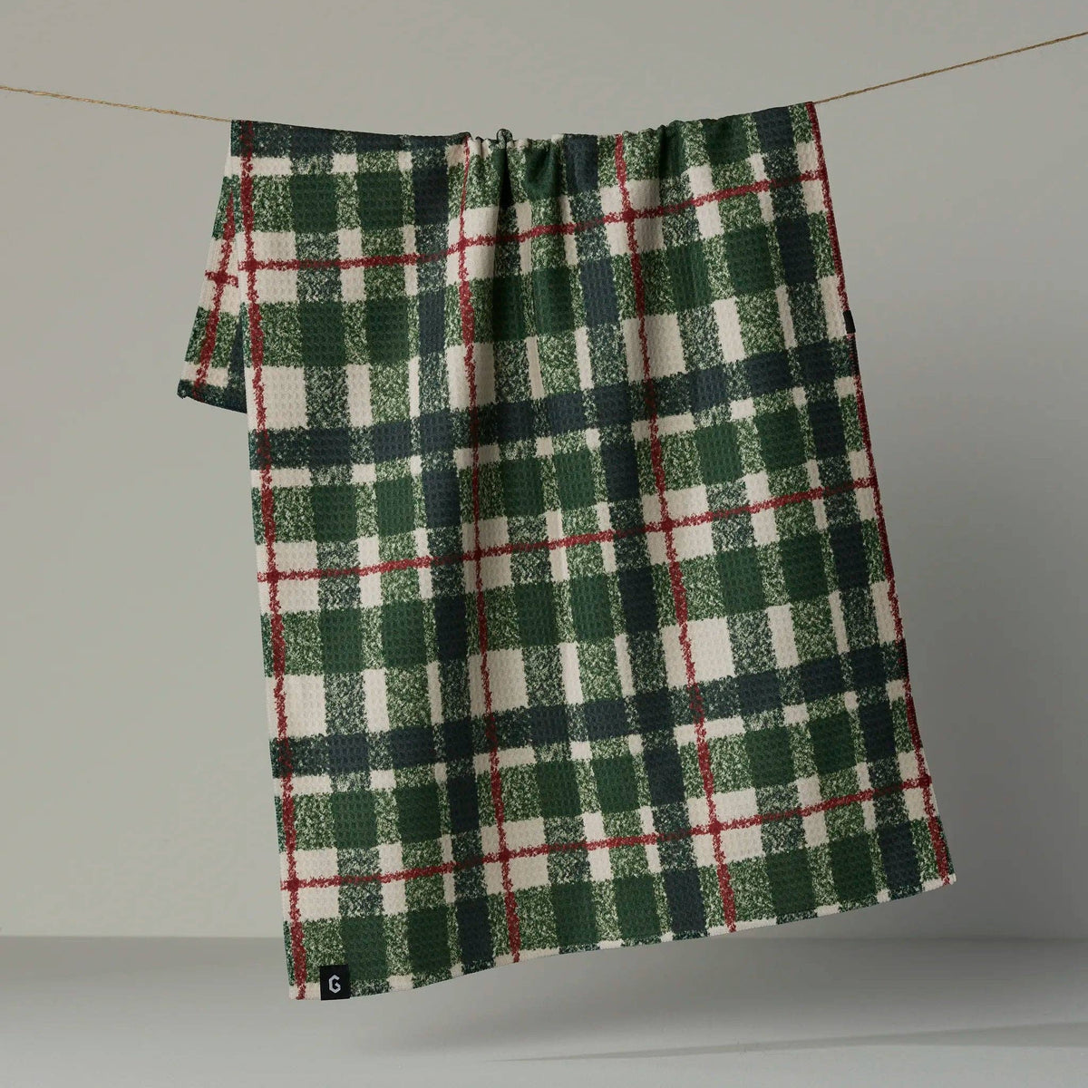 Juniper Plaid Luxe Kitchen Towel