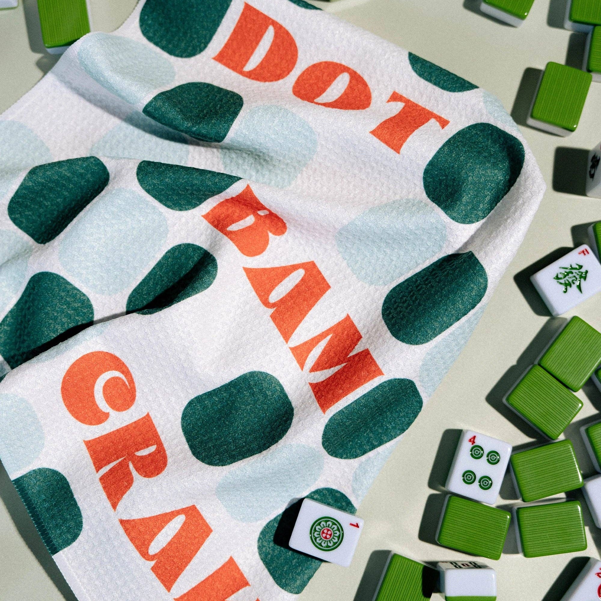 Cypress Tile Talk Tea Towel - Mahjong