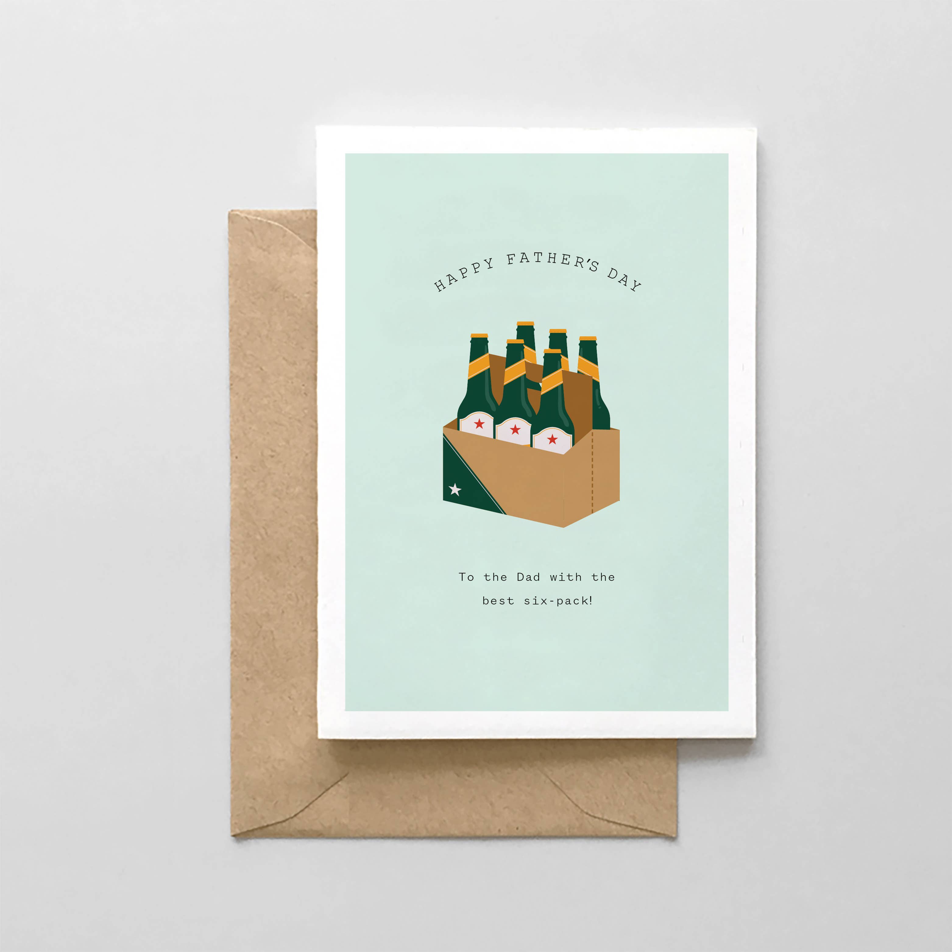 Celebrate the dad who's always there with this playful Father's Day gift that honors his "six-pack" - whether it's the kind in the fridge or the one he's working on at the gym! A heartwarming way to show appreciation for all he does while adding a touch of humor to his special day.