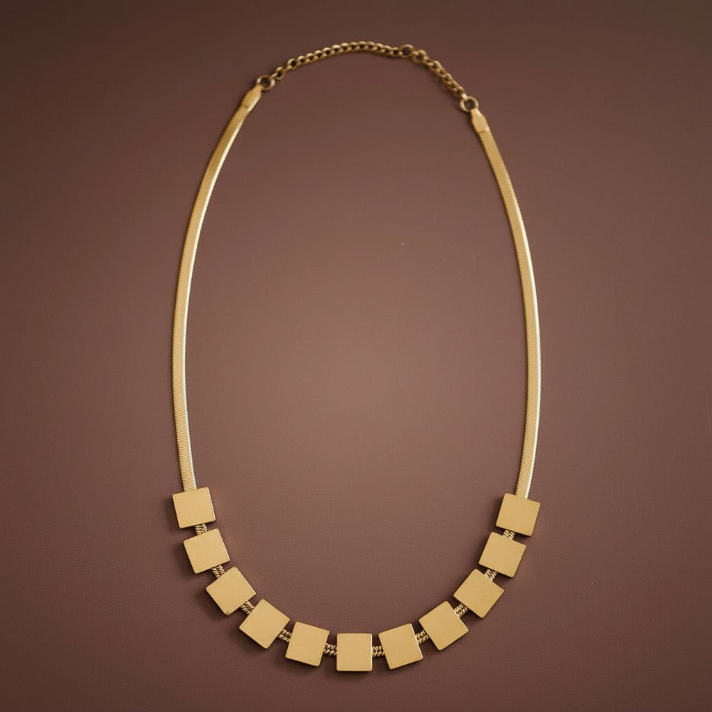 Gold Circle Necklace