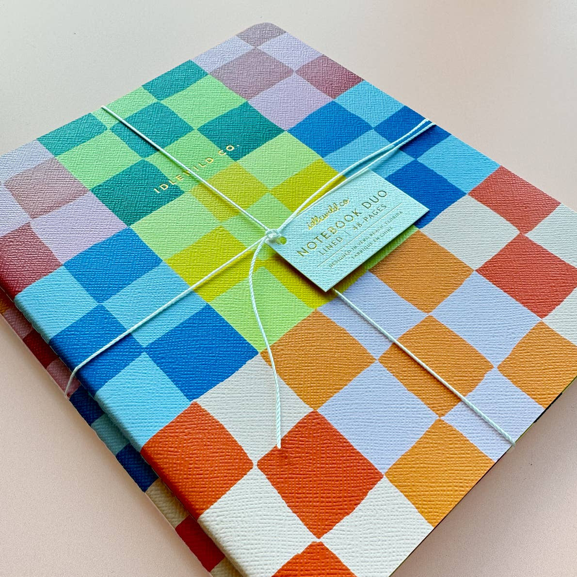Hand-painted designs in vibrant color are printed on a coated paperboard cover for durability. Contrasting color smyth-sewn bindings add a fun touch, while letting you open these notebooks perfectly flat for writing with ease. With 48 lined interior pages, these is the perfect addition to your home office or workspace!
• 2 COORDINATING NOTEBOOKS
• 48 PAGES EACH
• LINED
• 7" x 8.5″