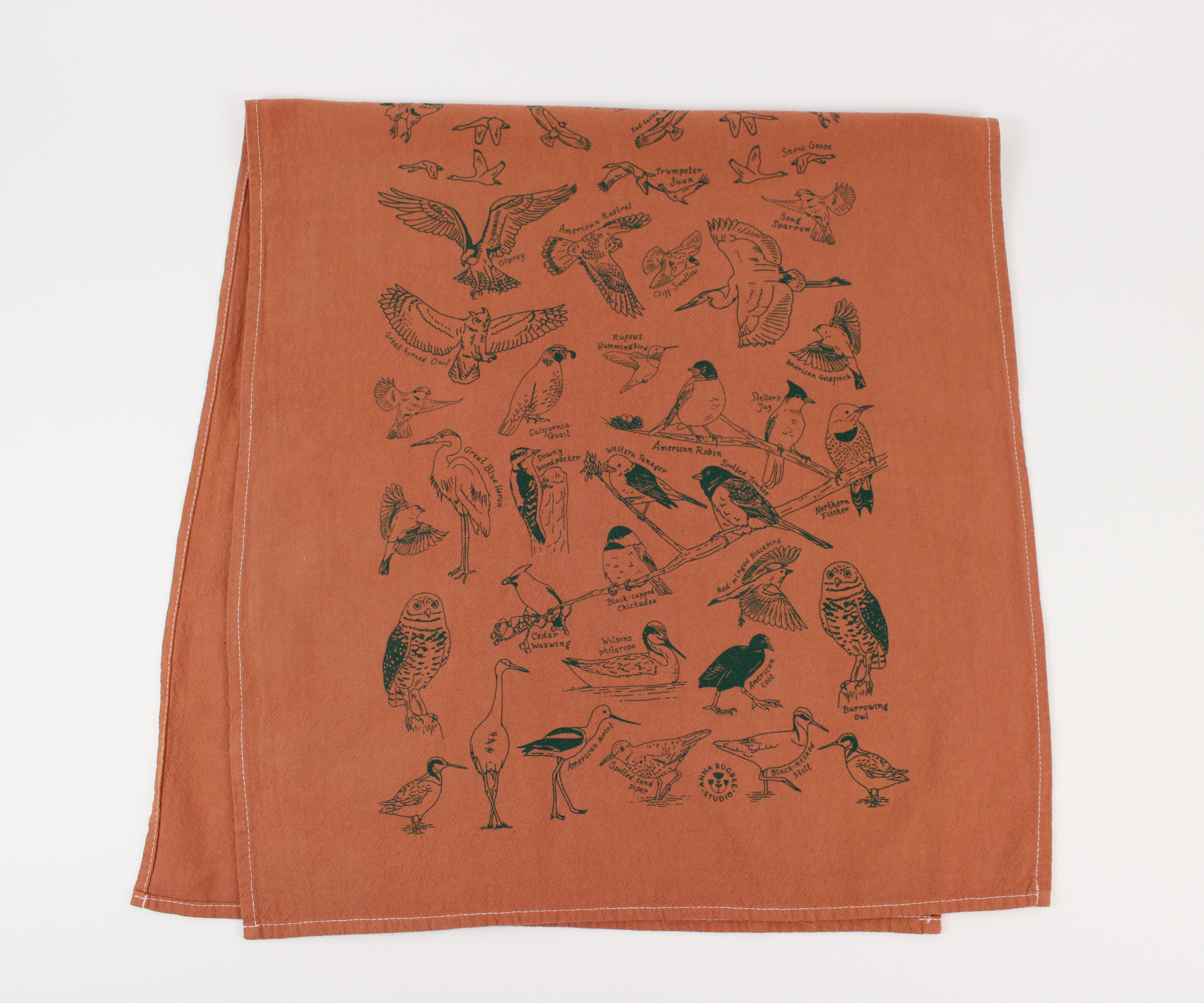 Birds Of Utah Tea Towel