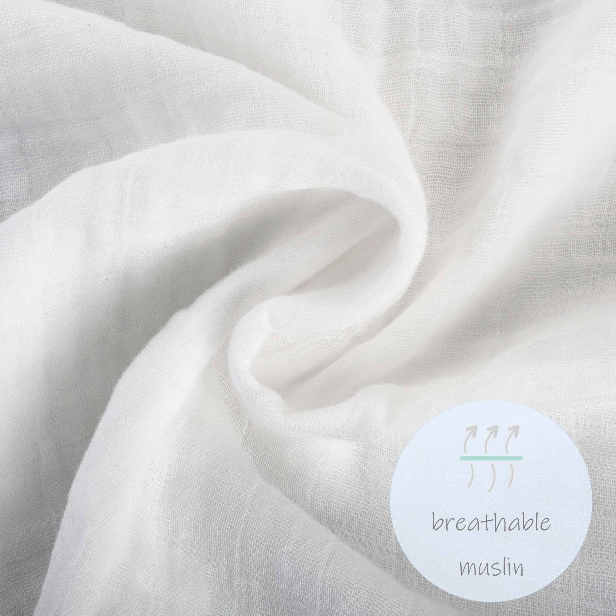 Lucky Horseshoe Baby Muslin Swaddle Blanket