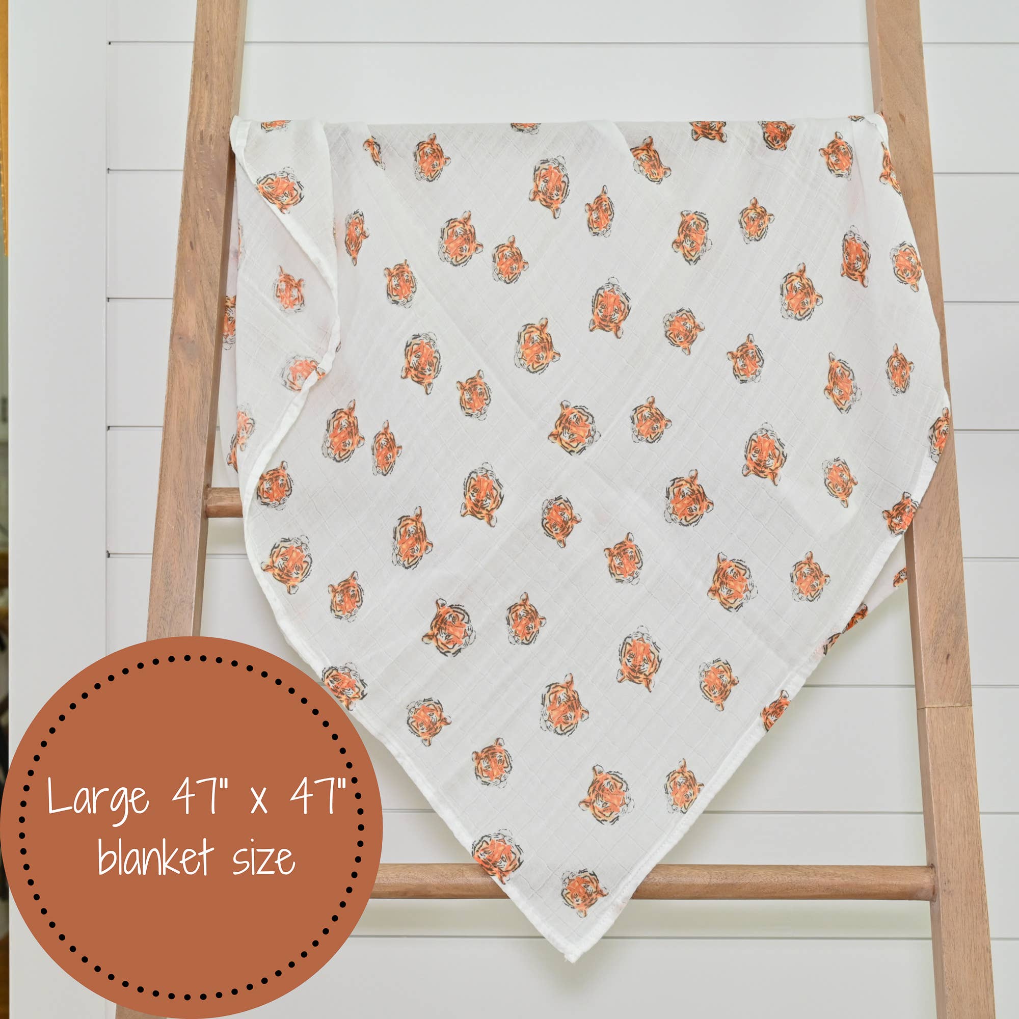 You're Roar-some Baby Muslin Swaddle Blanket