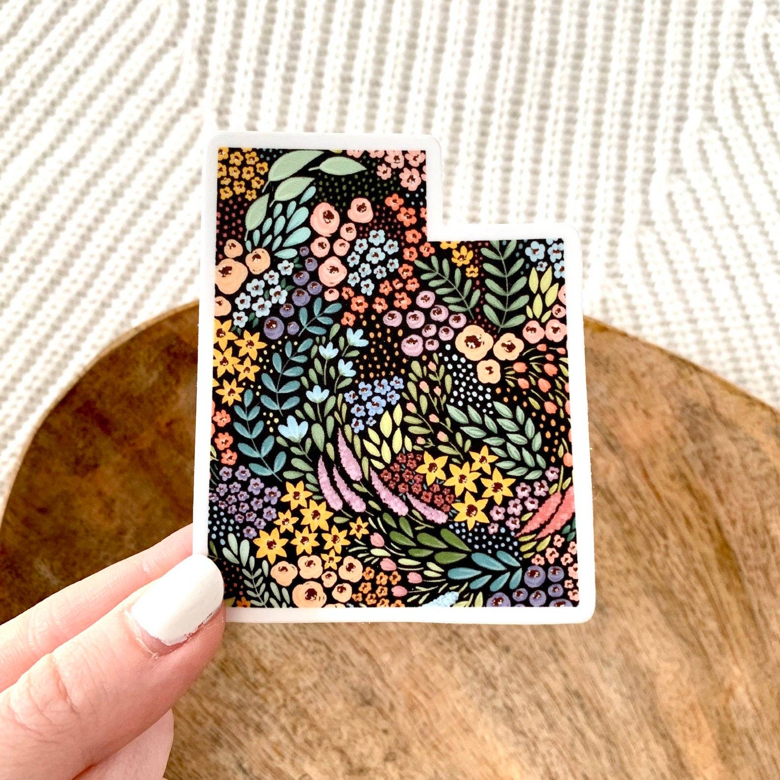 Utah State Floral Sticker - 5 Color Options