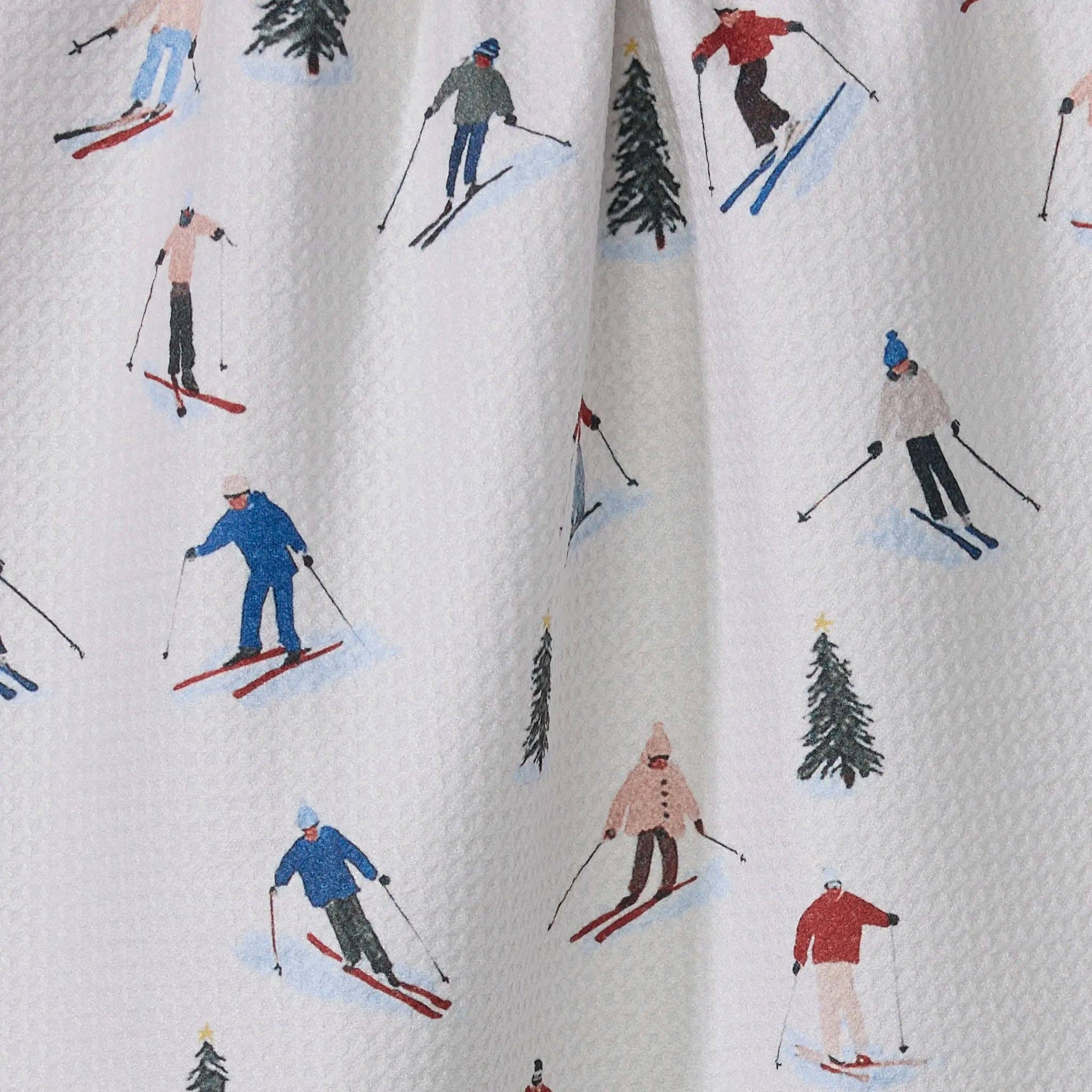 Alpine Run Tea Towel