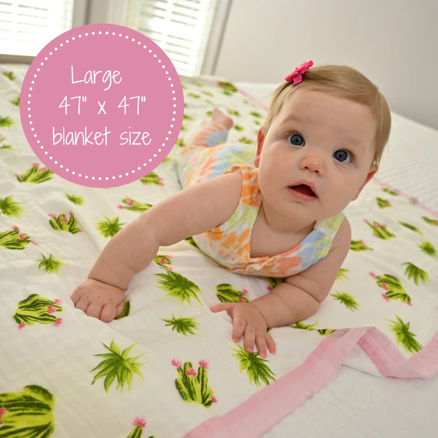 Stuck On You - Bamboo Succulent Baby Toddler Blanket