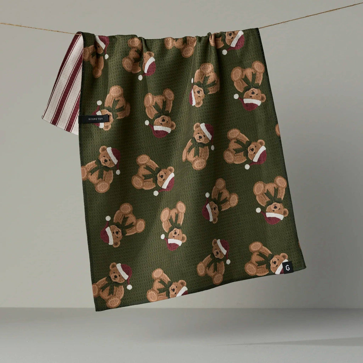 Christmas Bear Luxe Kitchen Towel