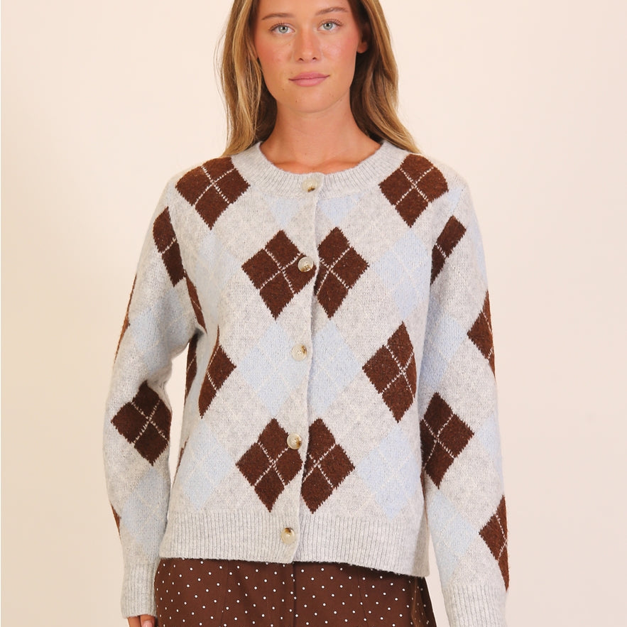 front view of cardigan.