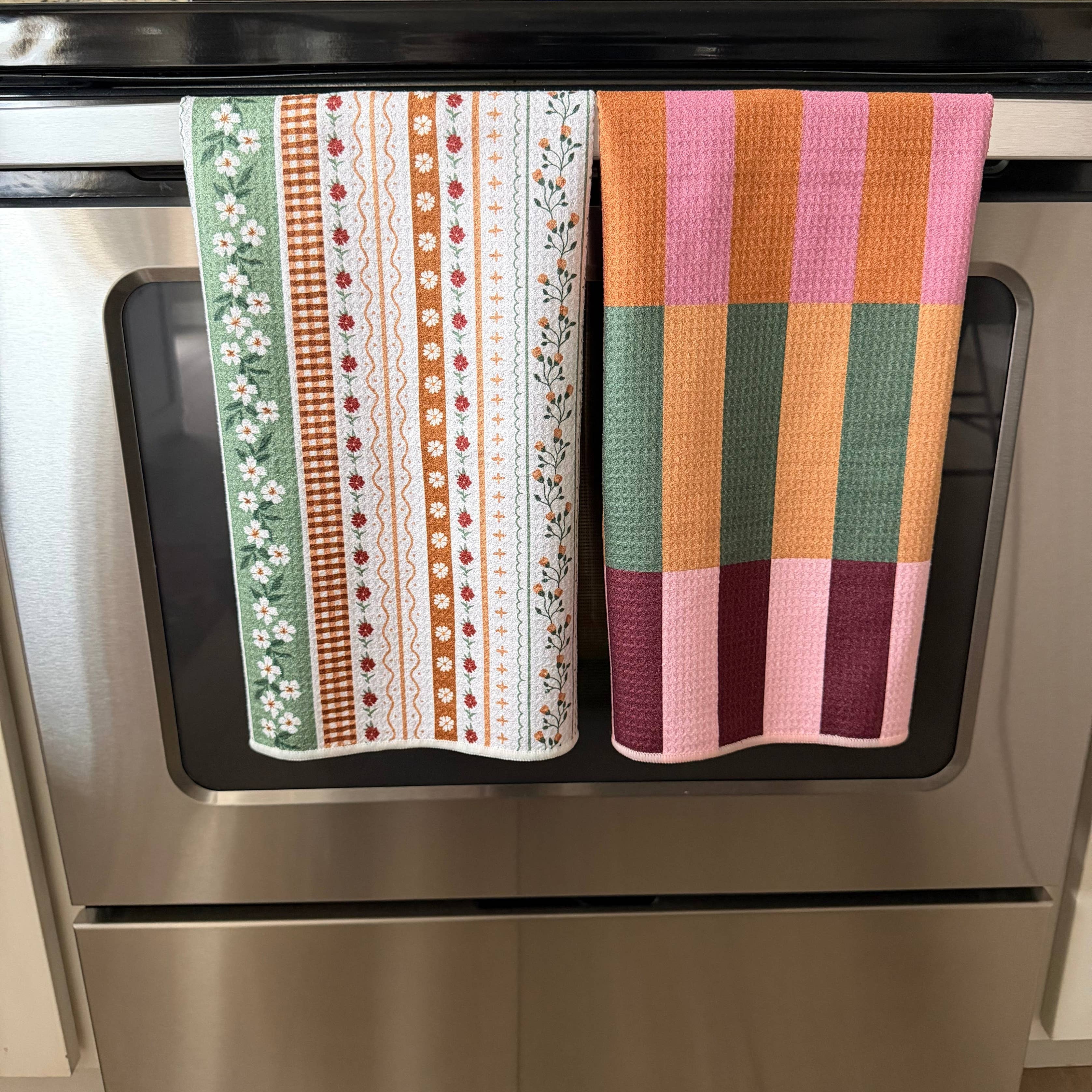 Erin: Double-Sided Hand Towel - Cream