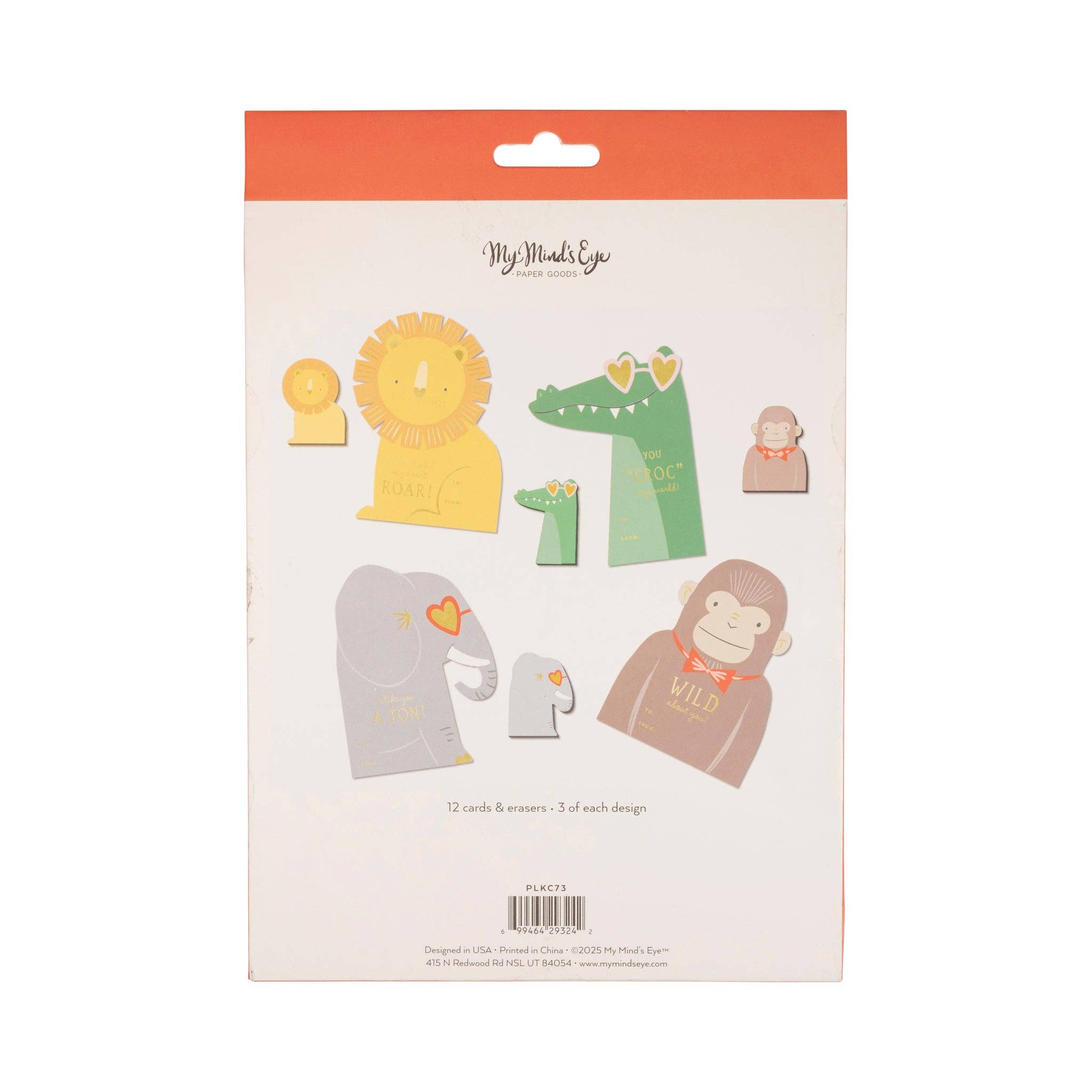 Wild Animals Valentines Cards