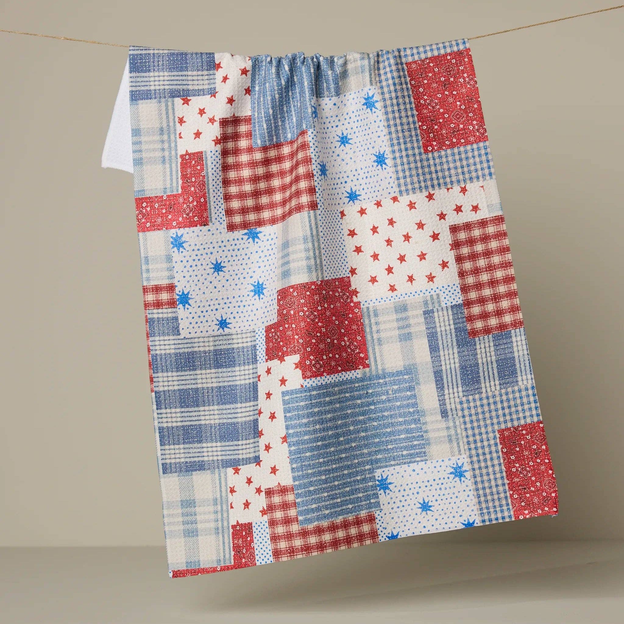 Stars and Stitches Tea Towel