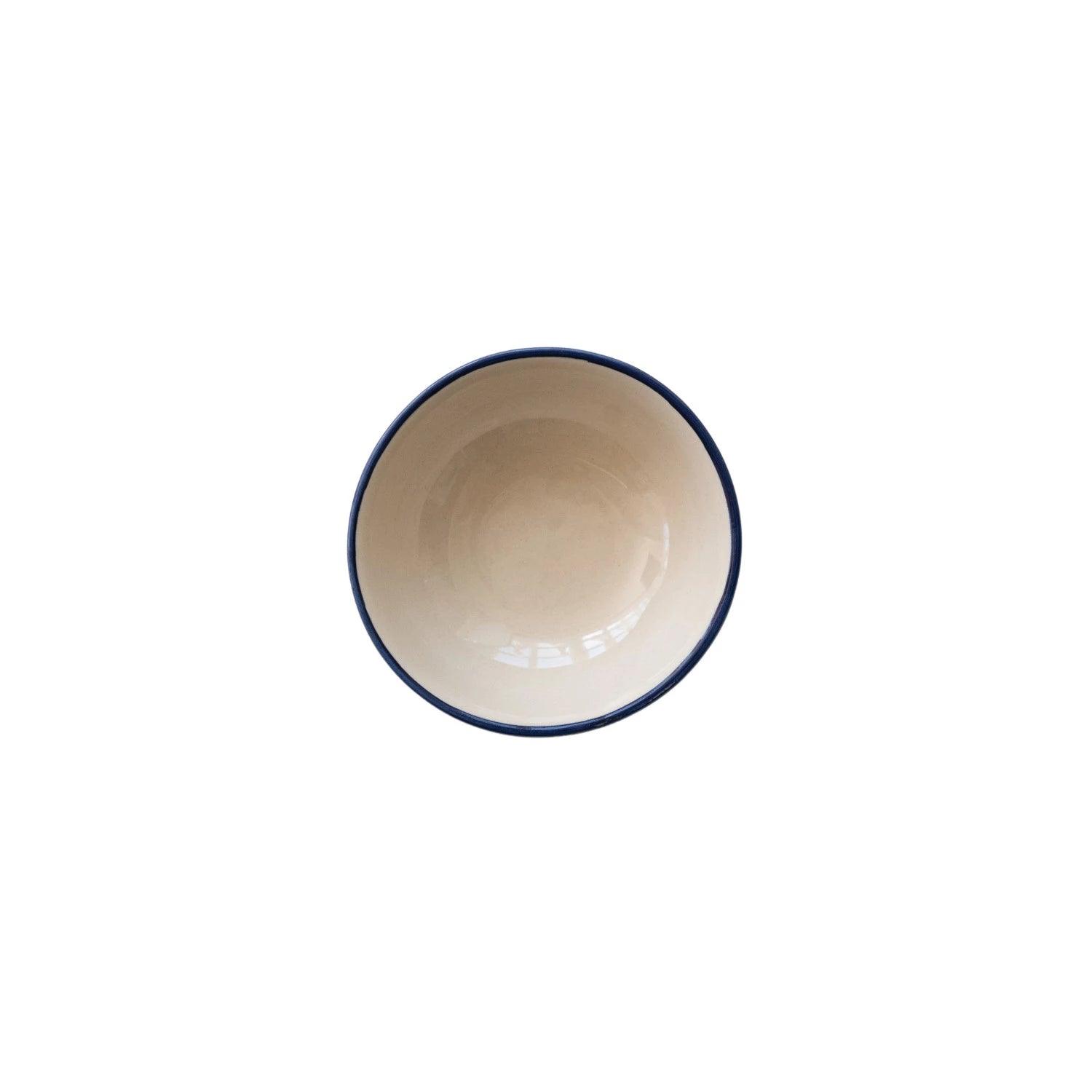 Serve up smiles with this Hand-Painted Stoneware Bowl in creamy tones and cheerful blue patterns! Perfect for everything from morning cereal to midnight snacks, its playful design adds a pop of color and charm to your table. Each bowl is uniquely crafted, making every meal feel a little more special and a lot more fun! 4" Round x 1-1/2"H