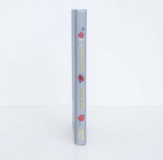 Long rectangular box with floral designs on a white background