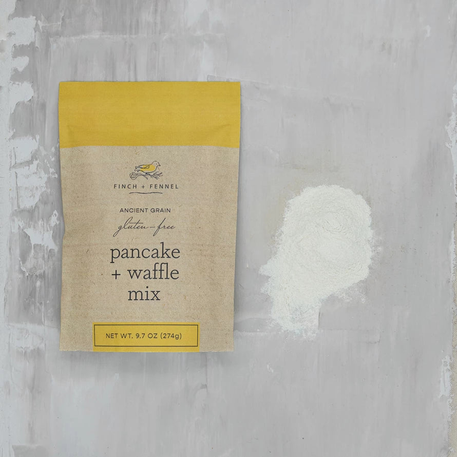 Gluten-Free Ancient Grain Waffle &amp; Pancake Mix is made with premium, nutrient-dense ancient grain flours such as golden quinoa and amaranth. Essential ingredients like baking powder and sugar complete the mix and make gluten-free breakfasts both quick and easy.