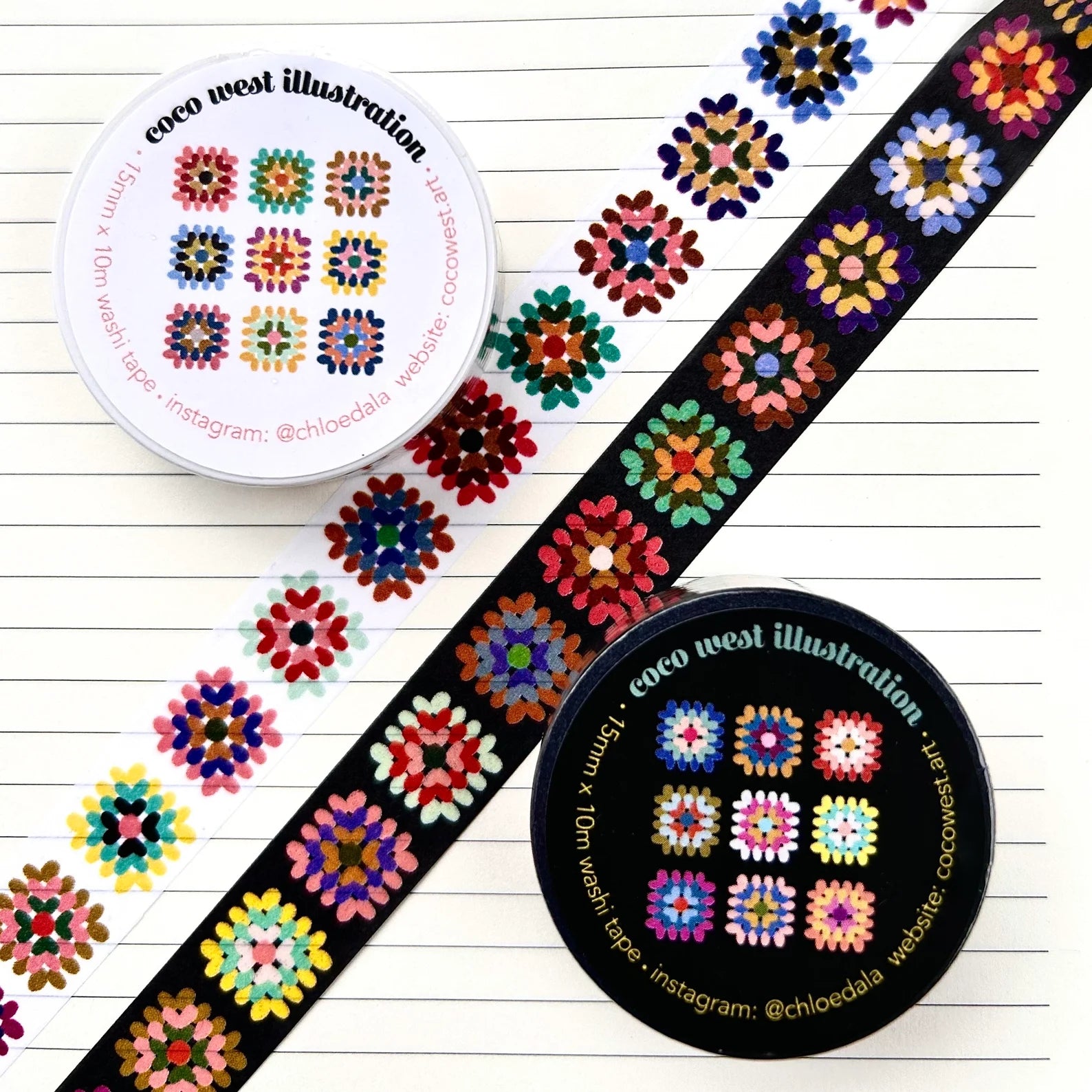 Washi Tape - Coco West Illustration