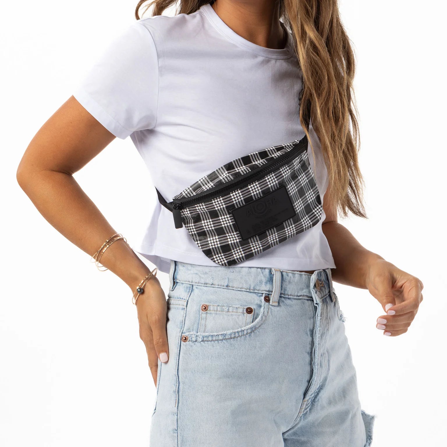 Palaka Mini Hip Pack - Black & White