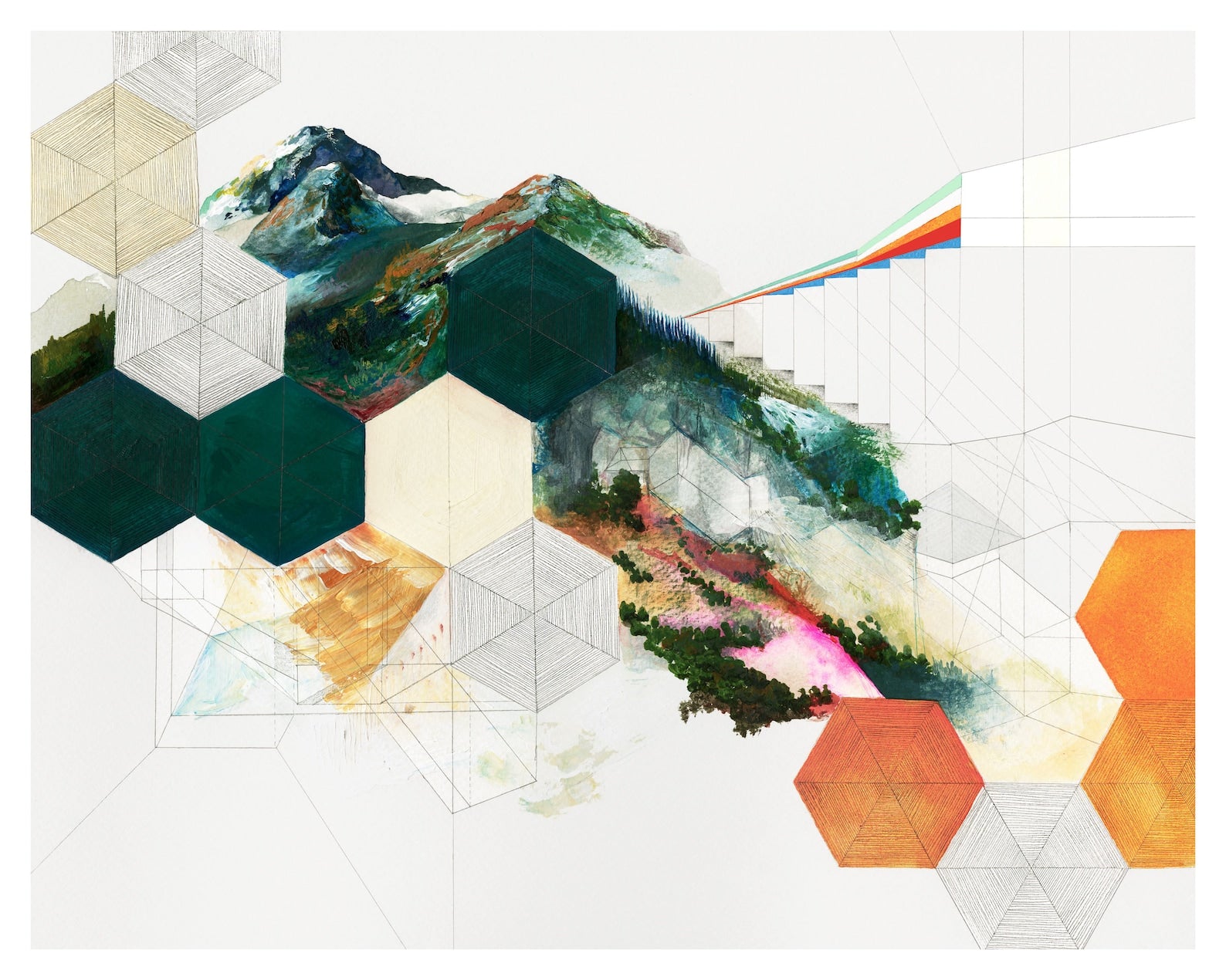 Mountainsides Print