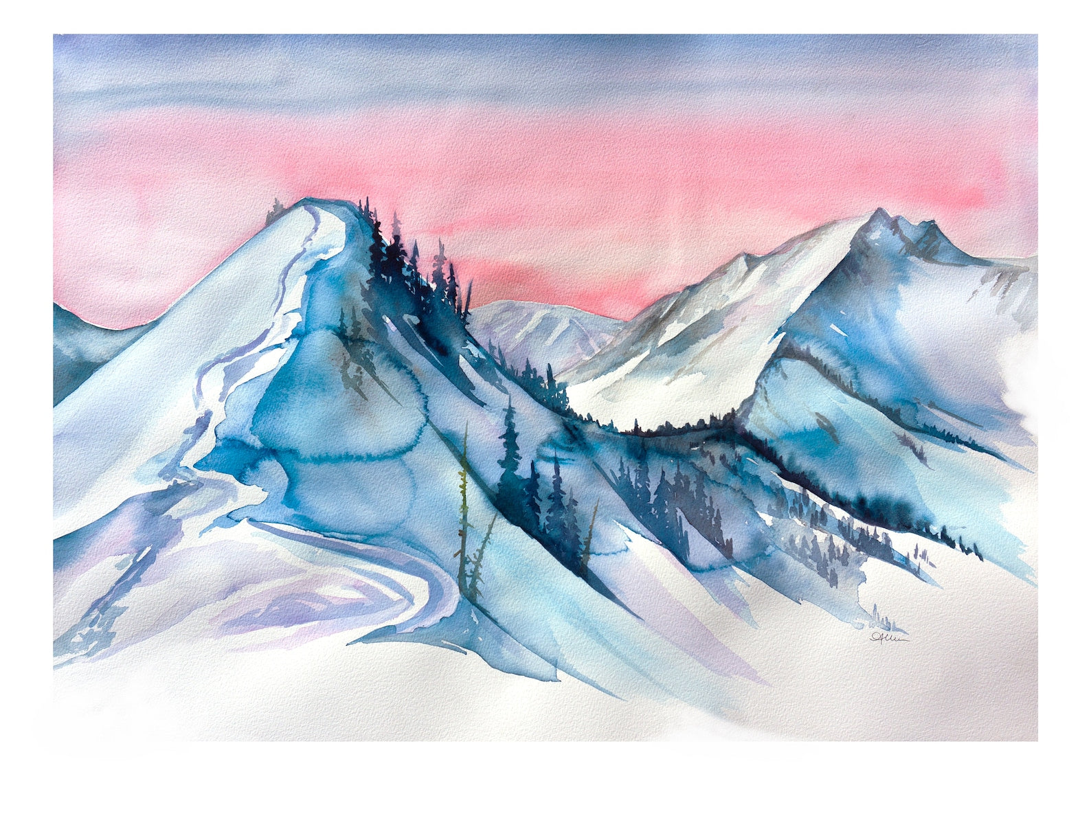 Cardiff At Dawn Print