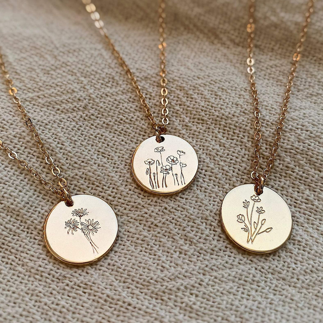Wildflower Necklace  - Mauve Jewelry Co.