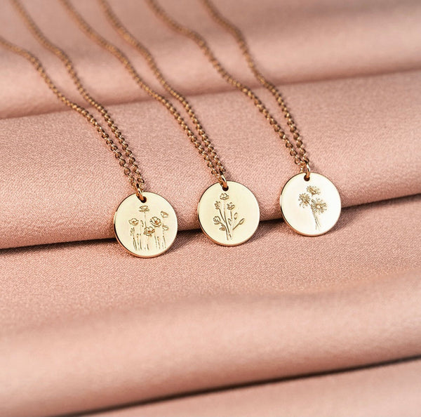Wildflower Necklace  - Mauve Jewelry Co.