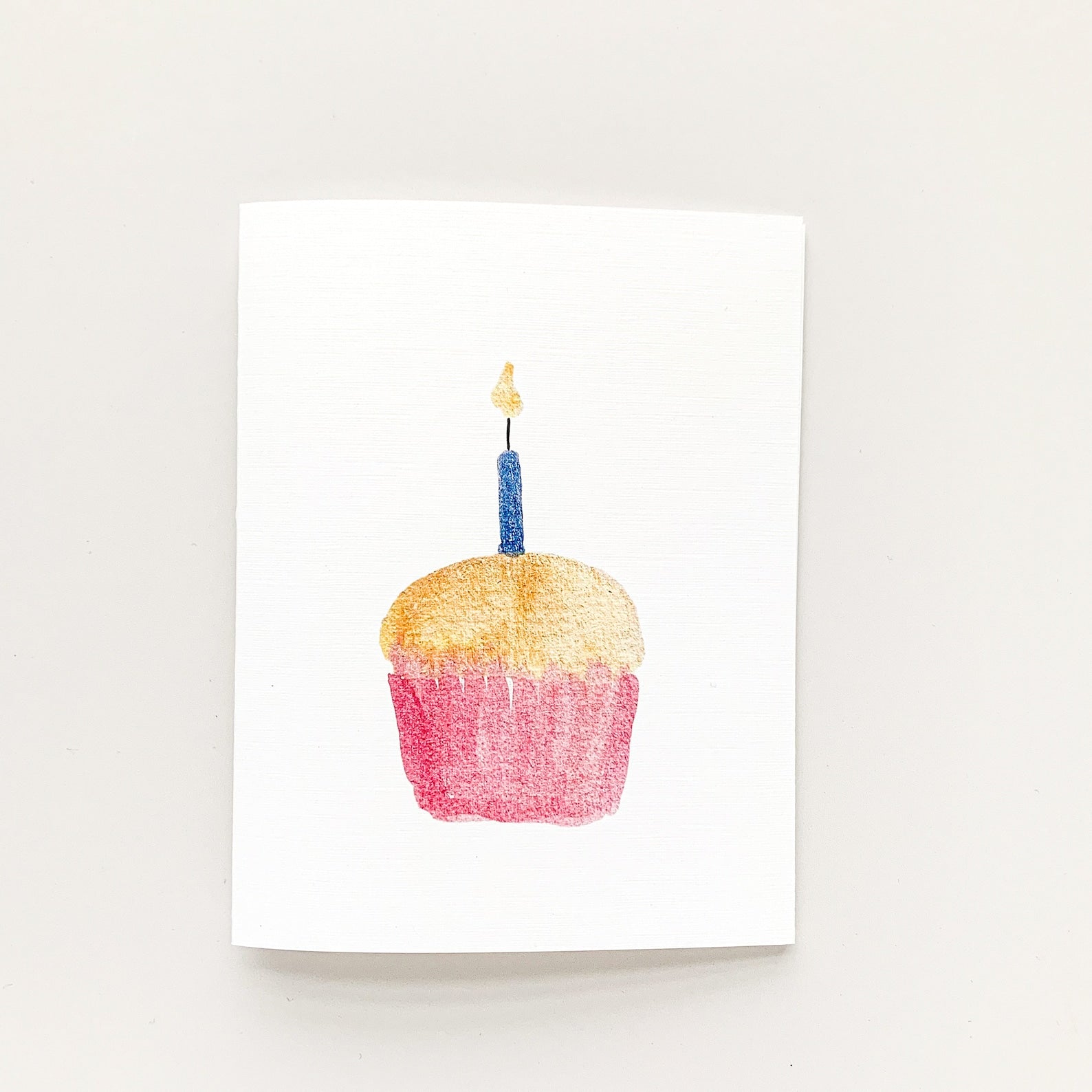 Cupcake Watercolor Greeting Card (Copy)