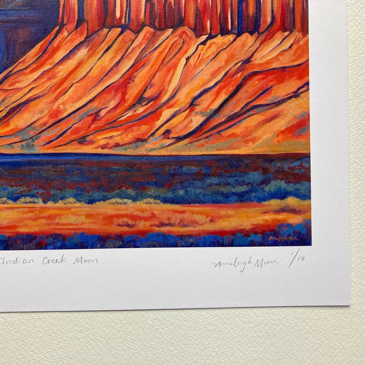 Indian Creek Moon Print