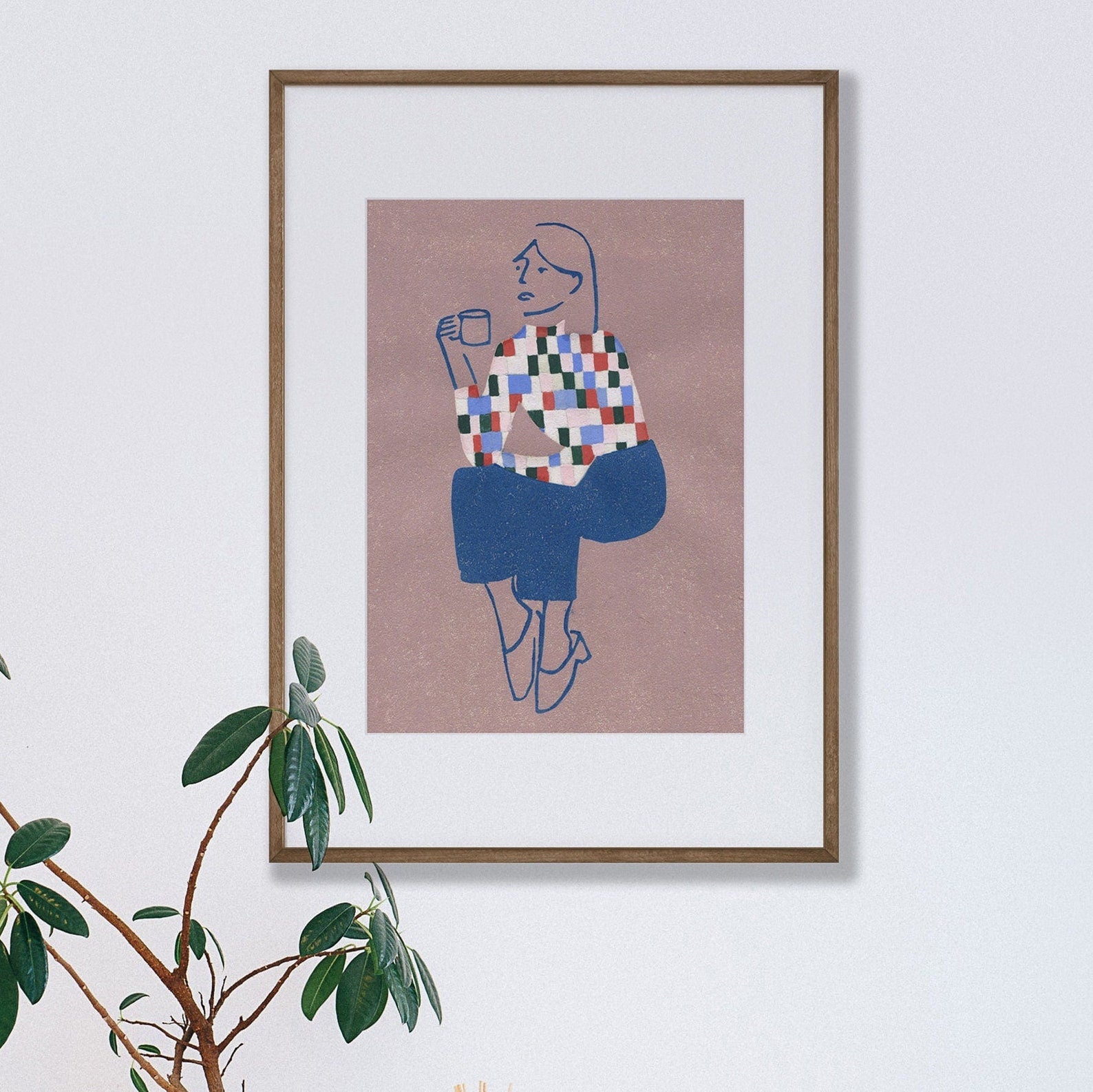 Checkers Print