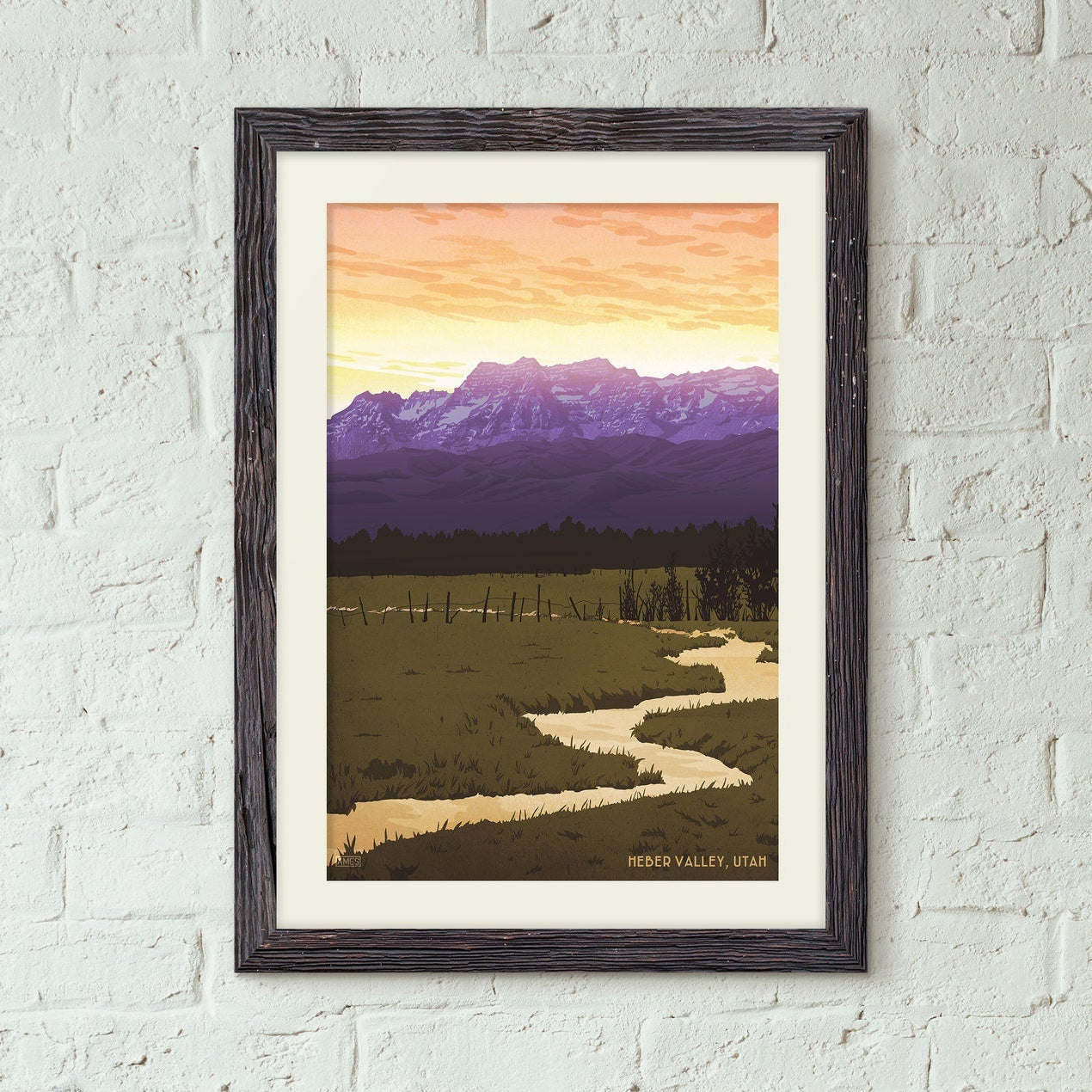 Utah, Heber Valley Travel Poster