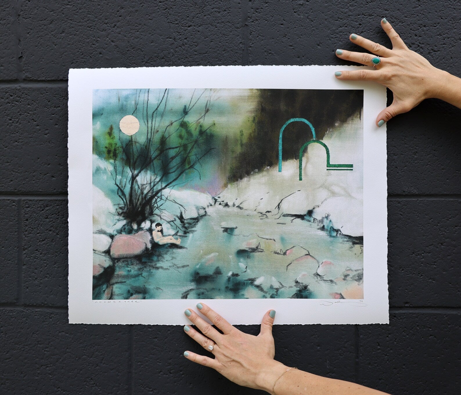 Moonbather Print