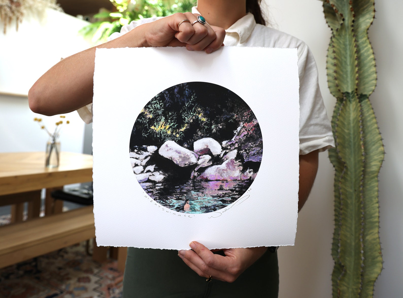 Night Swimmer Print