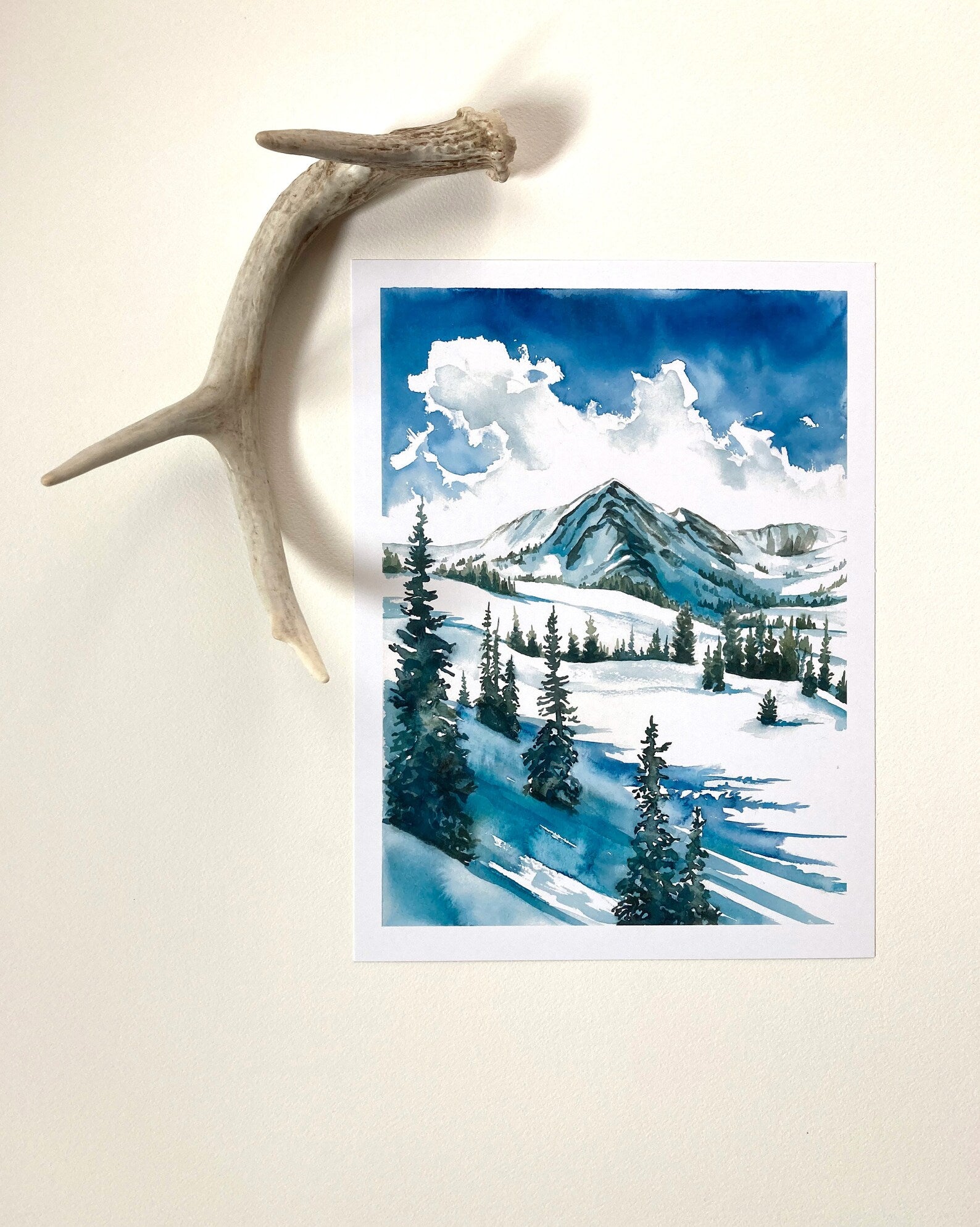 Snowbasin Shadows Print