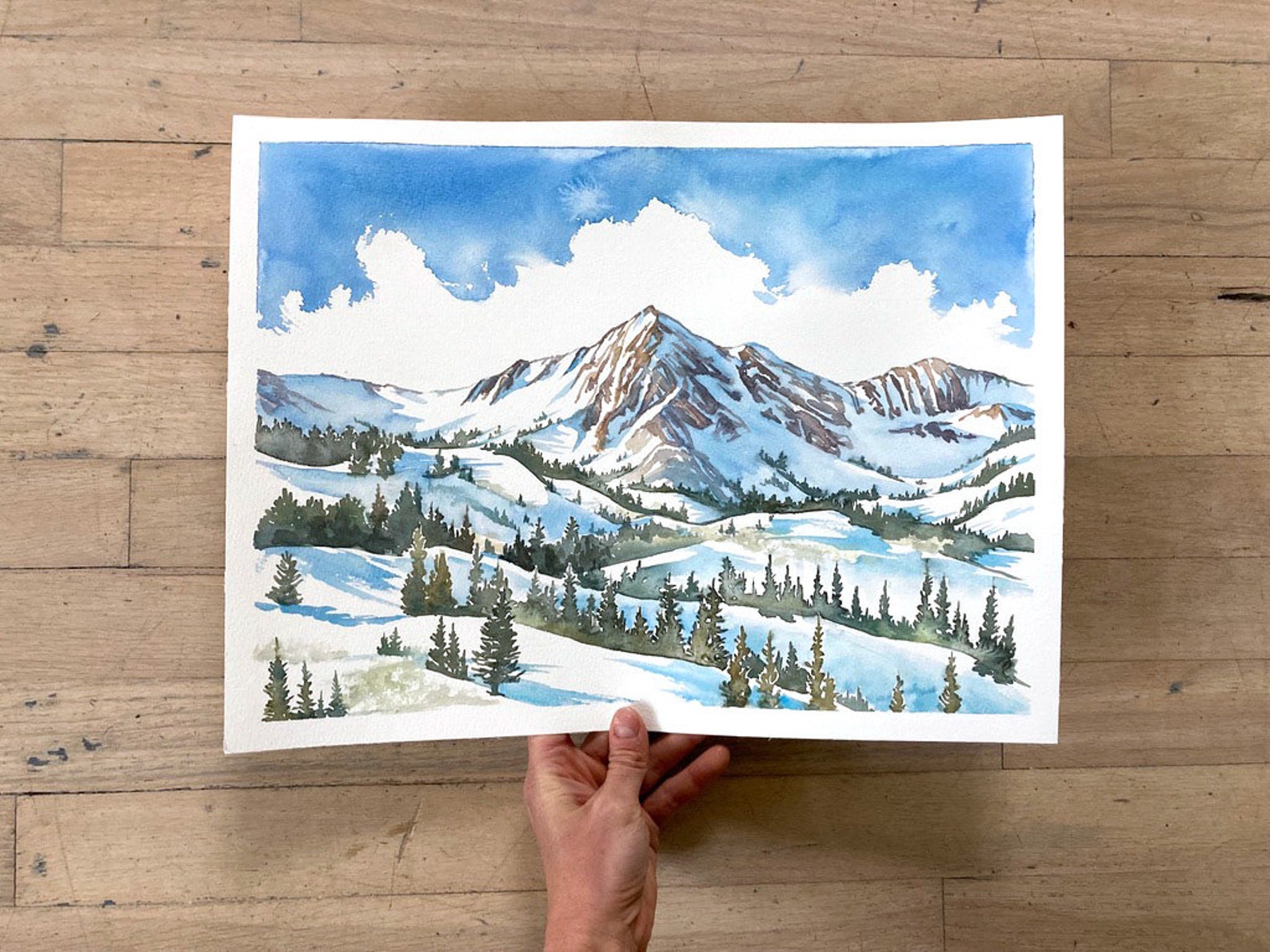 Snowbasin Print