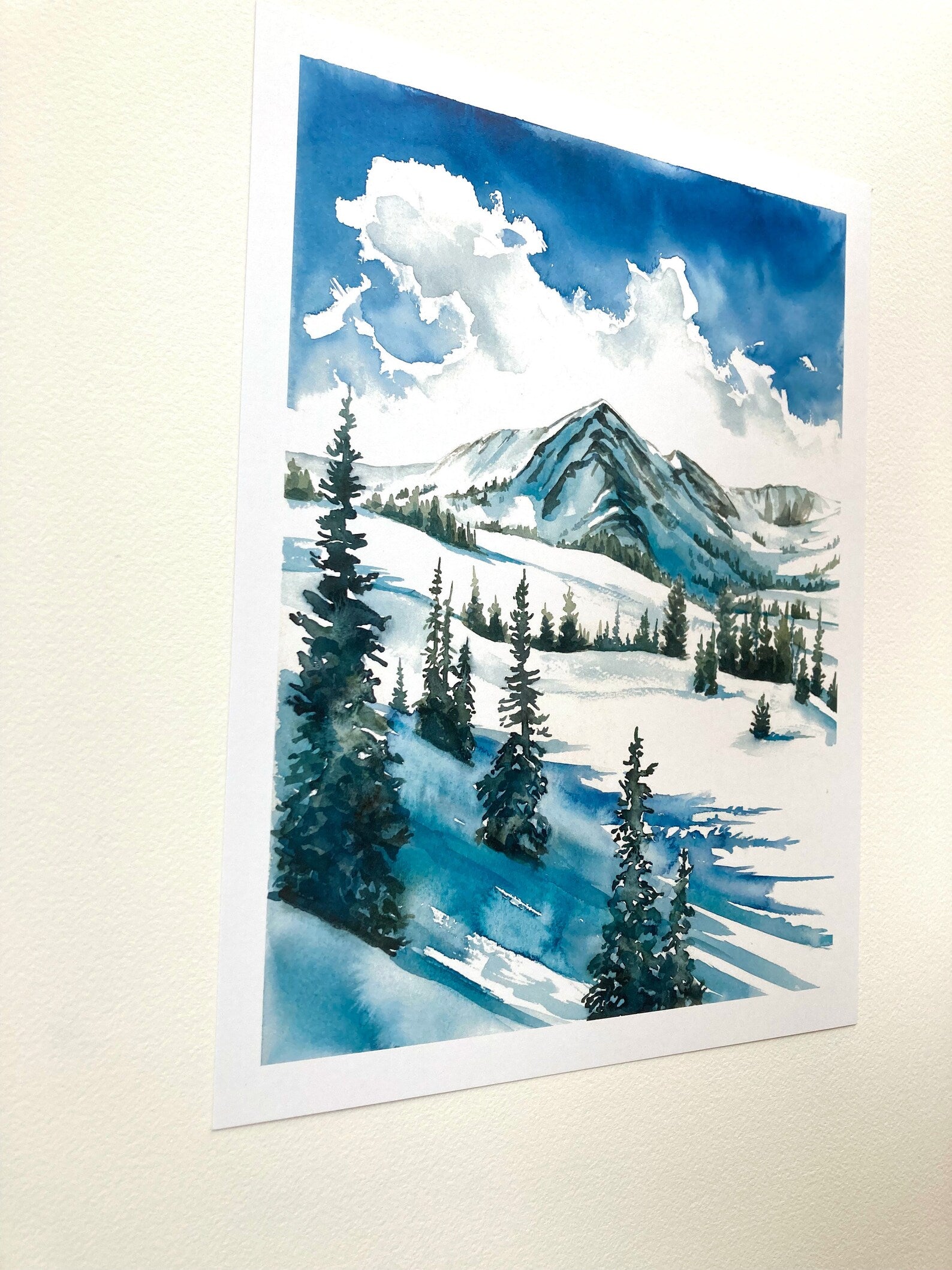 Snowbasin Shadows Print